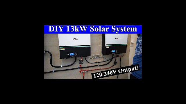DIY 13kW 48V Offgrid Solar System: How to build it from scratch!