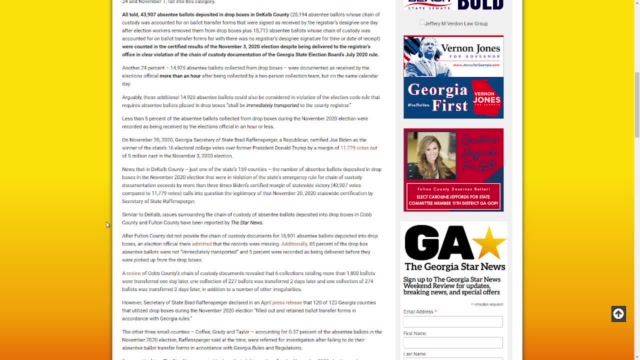 Georgia Ballots 8-30-21