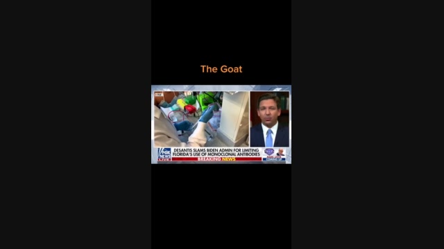 Ron Desantis talks about Regineron and the federal government restricting the supply